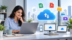 Businesses using cloud storage for secure and efficient file management